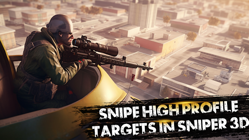 Sniper 3D Gun Shooting Games mod apk unlimited money and diamonds v1.0.4 screenshot 1