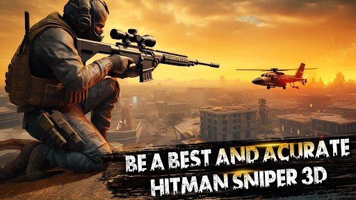 Sniper 3D Gun Shooting Games mod apk unlimited money and diamonds v1.0.4 screenshot 3