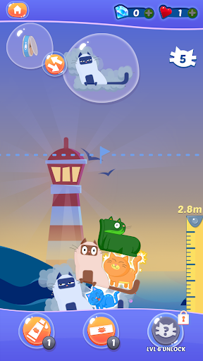 Stack the Cats mod apk unlimited diamonds and hearts