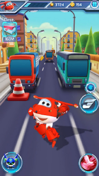 Super Wings Jett Run mod apk unlimited money and gems v4.0.7 screenshot 3