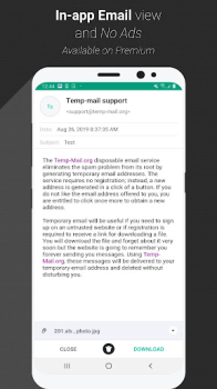 Temp Mail mod apk premium unlocked no ads download v3.40 screenshot 1