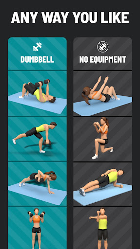 Dumbbell Workout at Home mod apk premium unlocked
