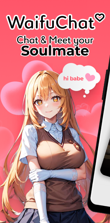 WaifuChat AI Anime Girlfriend Mod Apk 1.9.4.4 Premium Unlocked Latest VersionͼƬ1