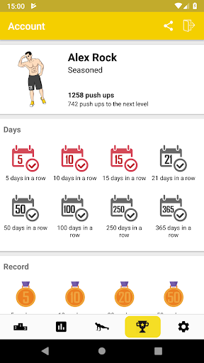 Push Up 21 Day Challenge mod apk premium unlocked