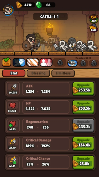 Idle RPG Adventure Hero Mod Apk Unlimited Money and Gems
