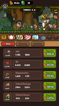 Idle RPG Adventure Hero Mod Apk Unlimited Money and Gems v2.0.1 screenshot 1