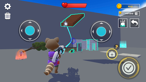 Raccoon Shooting Range Mod Apk Unlimited Money v1.0.0 screenshot 1