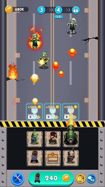 Crazy Invasion Zombie Torrent mod apk unlimited money