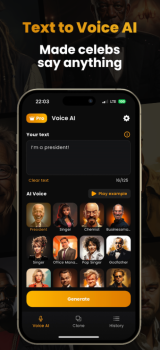 AI Voice Generator Speech AI Mod Apk Premium Unlocked v1.0.1 screenshot 1