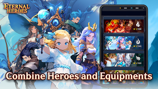 Eternal Heroes mod apk (unlimited money and gems) v1.0.0 screenshot 1