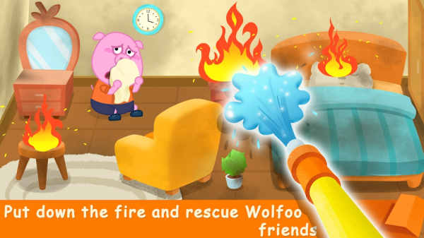 Wolfoo＇s Team Fire Safety mod apk unlocked everything