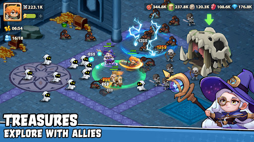 Top Heroes mod apk 1.0.447 unlimited money and diamonds latest version v1.0.447 screenshot 5