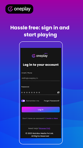 OnePlay Cloud Gaming mod apk latest version