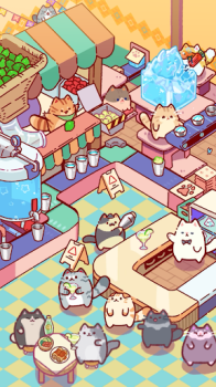 Cat Snack Bar Mod Apk 1.0.101 Unlimited Money and Gems Latest Version v1.0.101 screenshot 1