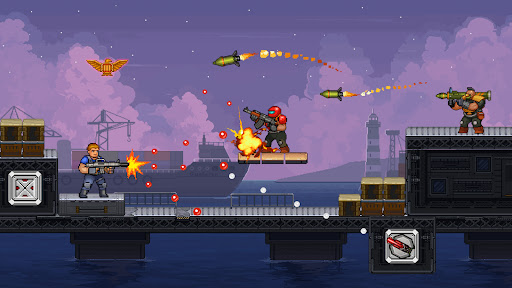 Gun Force Side scrolling Game mod apk downloadͼƬ1