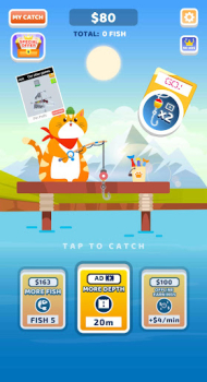 Idle Furry Fishing Mod Apk 1.043 Unlimited Money v1.043 screenshot 3