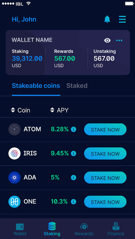 Moonstake Wallet Coin Staking App Download Latest Version  v2.25.3 screenshot 2