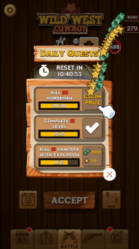 Wild West Cowboy Redemption Mod Apk Unlimited Money v2.3 screenshot 1