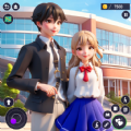 High School Love Anime Games Mod Apk Unlimited Money