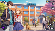 High School Love Anime Games Mod Apk Unlimited Money v1.6 screenshot 3