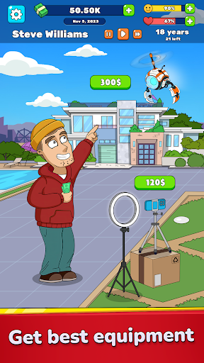 Vlogger Viral Streamer Guy Mod Apk Unlimited Money