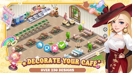 Hello Café Mod Apk Unlimited Money and Gems v0.0.18 screenshot 3