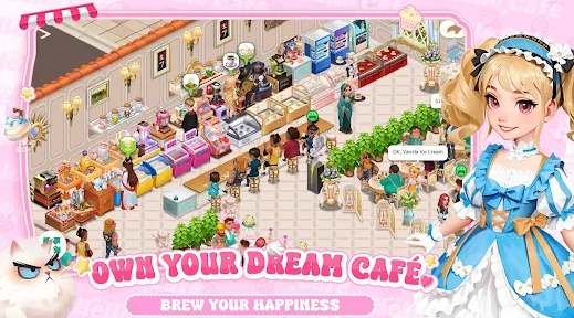 Hello Café Mod Apk Unlimited Money and Gems v0.0.18 screenshot 5