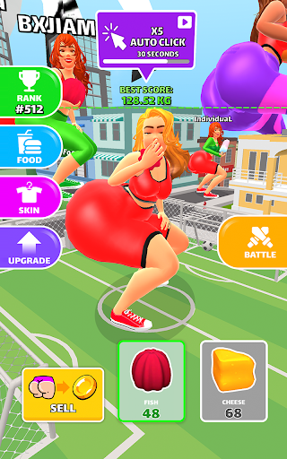 Eating Hero Twerk Clicker Mod Apk Unlimited MoneyͼƬ1