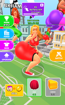 Eating Hero Twerk Clicker Mod Apk Unlimited Money v1.00.00 screenshot 4