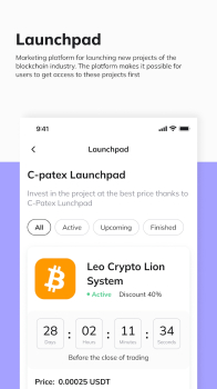 C-Patex exchange app Download latest version v1.1.6 screenshot 2