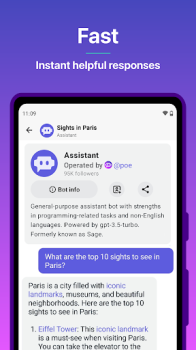 Poe Fast AI Chat Mod Apk a2.39.4 Premium Unlocked Latest Version va2.39.4 screenshot 3