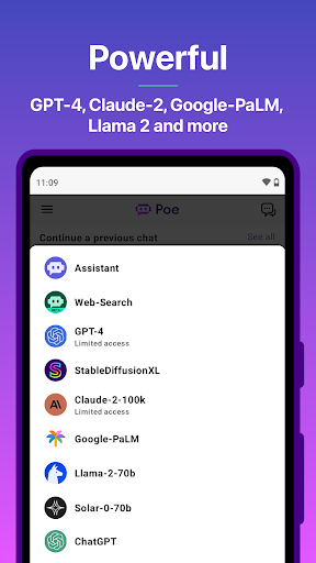Poe Fast AI Chat Mod Apk a2.39.4 Premium Unlocked Latest Version