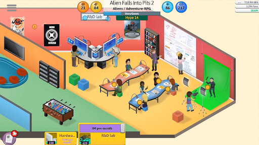 Game Dev Tycoon NETFLIX Mod Apk Unlimited Money v1.0.236 screenshot 4