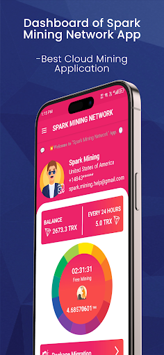 Spark Mining TRX Cloud Miner App Free DownloadͼƬ1