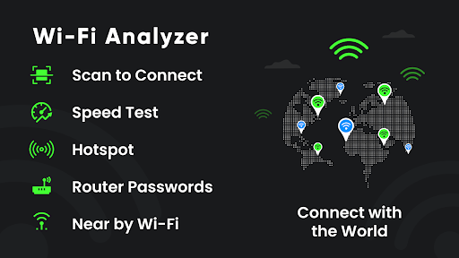 WiFi Analyzer WiFi Speed Test mod apk premium unlocked v1.5.0 screenshot 1