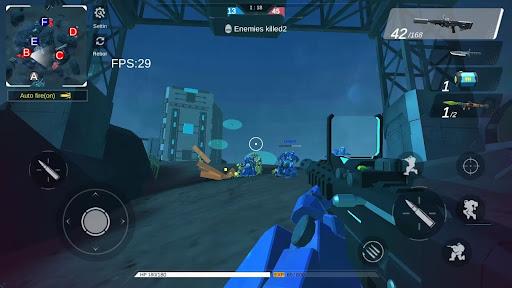 Robot War Warfare PVP Game Mod Apk Unlimited MoneyͼƬ1