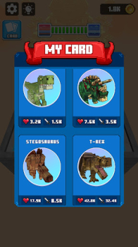 Dinosaur Merge Block Fighting mod apk unlimited money v1.1.8 screenshot 3