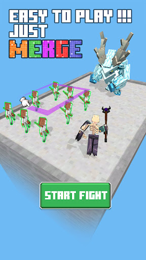 Dinosaur Merge Block Fighting mod apk unlimited money