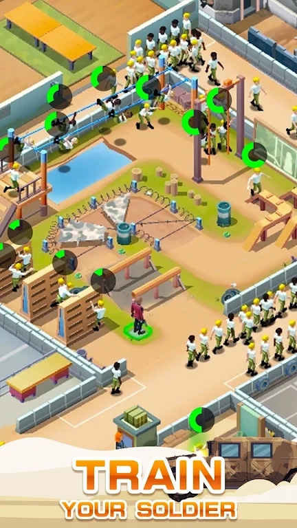 Army Tycoon Idle Base mod apk unlimited money and gemsͼƬ1