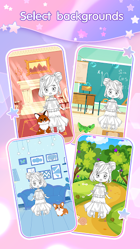 Chibi Doll Dress up & Coloring mod apk unlocked everything