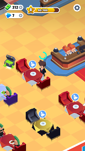 Dream Restaurant Tycoon Game Mod Apk Unlimited Money and GemsͼƬ1