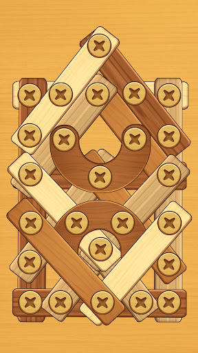 Screw Puzzle Wood Nut & Bolt mod apk all levels unlocked no adsͼƬ1