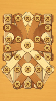 Screw Puzzle Wood Nut & Bolt mod apk all levels unlocked no ads v1.60 screenshot 1