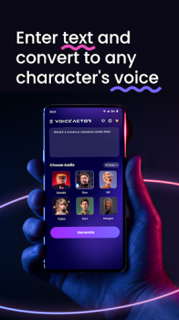 Voice Actor AI Sound Changer Mod Apk Premium Unlocked v1.0.4 screenshot 2