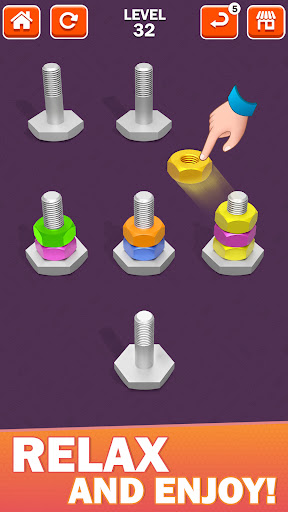 Nuts Sort Brain Game mod apk no ads download