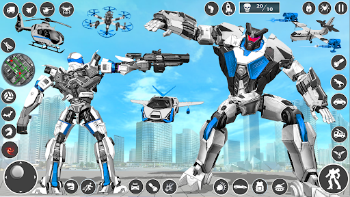 Multi Robot Car Transform Game mod apk unlocked everything v1.0.13 screenshot 3