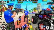 Police Monster Truck Car Games mod apk no ads v3.0.18 screenshot 1