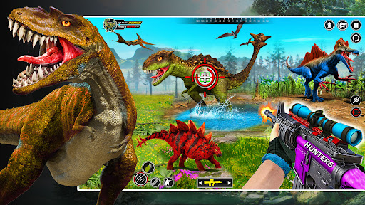 Wild Dino Hunting Hunter Game mod apk unlocked everything v1.0.25 screenshot 3