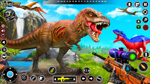 Wild Dino Hunting Hunter Game mod apk unlocked everything v1.0.25 screenshot 2