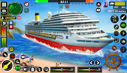 Cruise Ship Driving Simulator mod apk unlimited money v2.0.54 screenshot 3